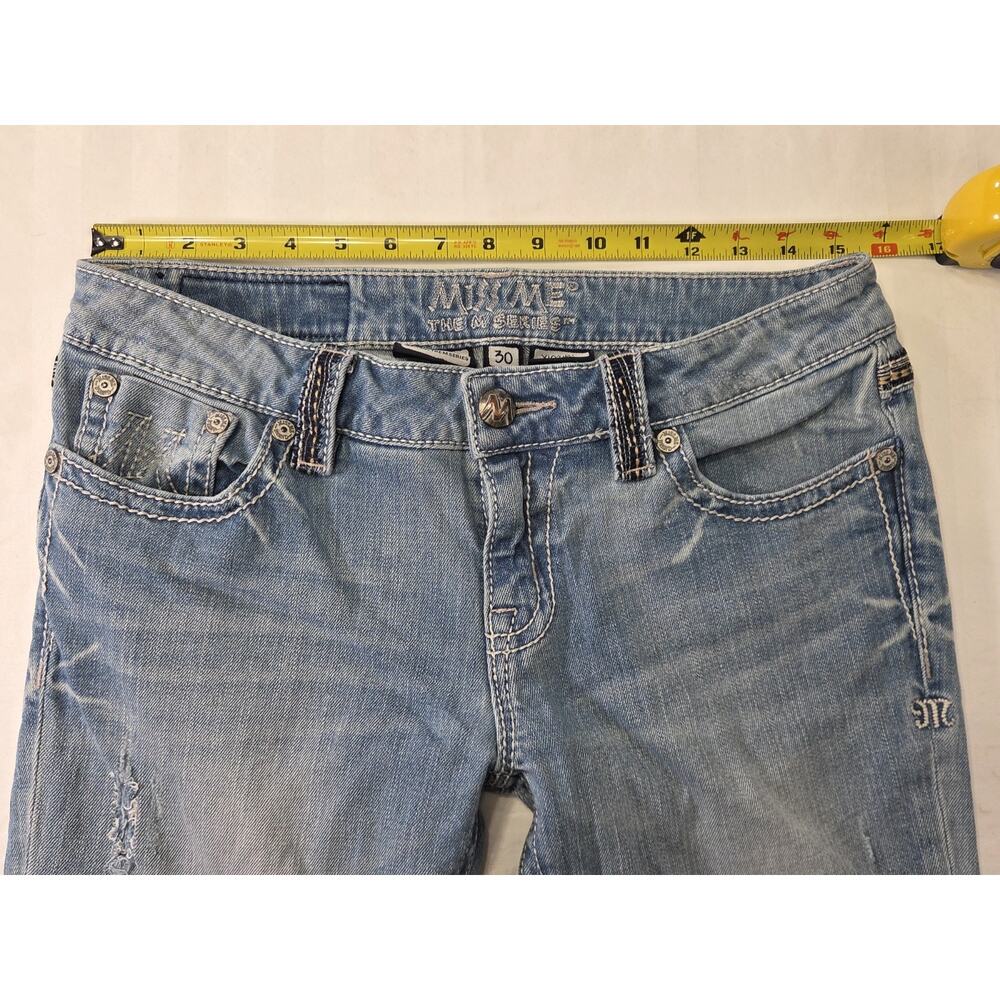 Miss Me Jeans Women's Measures 30x28 Bootcut M Series Thick Embroidered - Picture 6 of 13